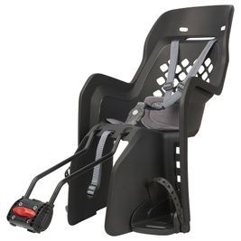 Детское кресло заднее POLISPORT Joy FF 29" на подседельную трубу, 26"-29", 9-22 кг, серое