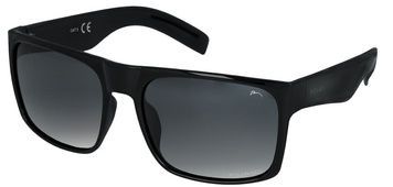 Очки Relax Orin black matt, линза smoke grady (TAC 1,1mm Polarized), кат. 3