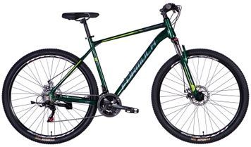 Велосипед 29" Formula MOTION DD FR 2026, Темно-зелений, 21" (185-200 см)