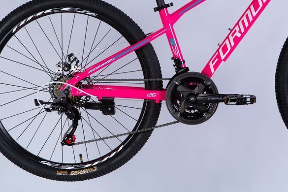 Велосипед 26" Formula MOTION DD FR 2026, Рожевий, 13" (135-150 см)