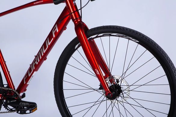 Велосипед 28" Formula SHORTCUT DD CS 2025, Червоний, 19"