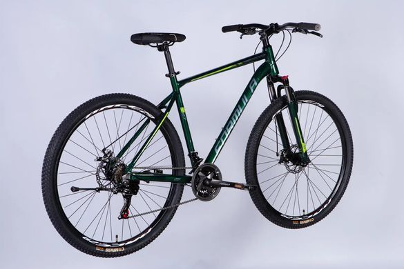 Велосипед 29" Formula MOTION DD FR 2026, Темно-зеленый, 21" (185-200 см)