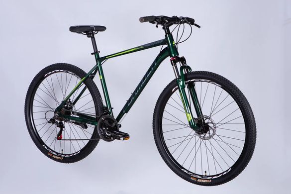 Велосипед 29" Formula MOTION DD FR 2026, Темно-зеленый, 21" (185-200 см)