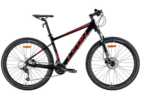 Велосипед 27.5" Leon XC-70 AM Hydraulic lock out HDD 2022, Чорно-червоний, 18