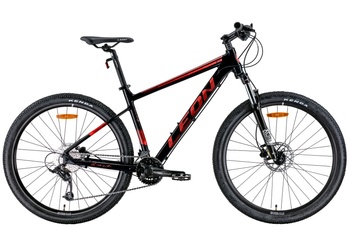 Велосипед 27.5" Leon XC-70 AM Hydraulic lock out HDD 2022, Чорно-червоний, 20