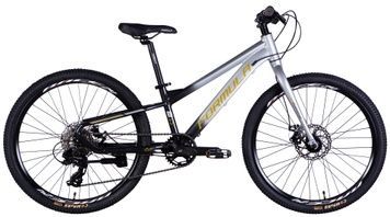 Велосипед 24" Formula F-1 DD CS 2026, Чорно-сірий, 11" (125-140 см)