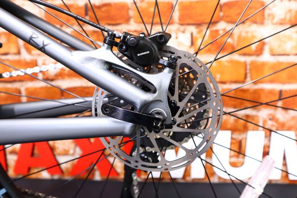 Велосипед CYCLONE RX 26" (2024), Темно-сірий, XS