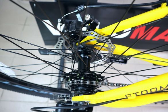 ВЕЛОСИПЕД KINETIC STORM 27.5&rdquo; (2023), Жовтий, 17" (155-175 см)