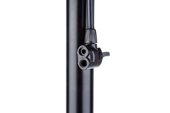 Насос підлоговий ONRIDE Foly алюміній, макс. тиск 120 psi, голівка з двома отворами під FV/AV