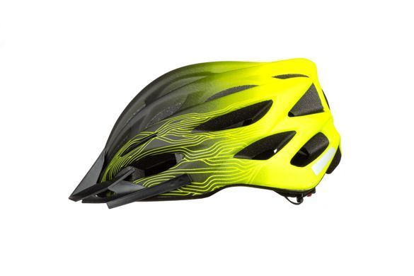 Шолом ONRIDE Mount матовий чорний-жовтий неон M (55-58 см)