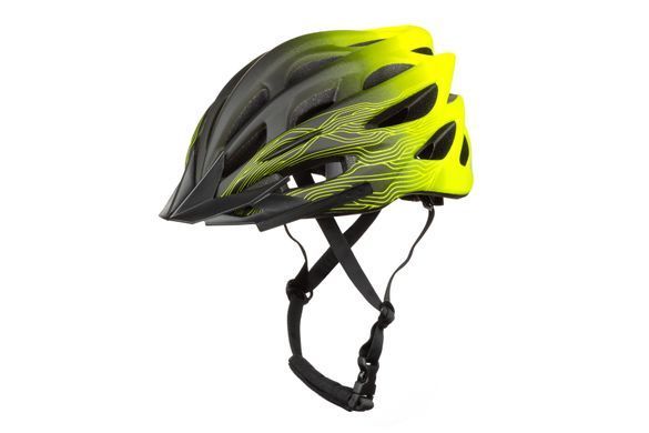 Шолом ONRIDE Mount матовий чорний-жовтий неон M (55-58 см)