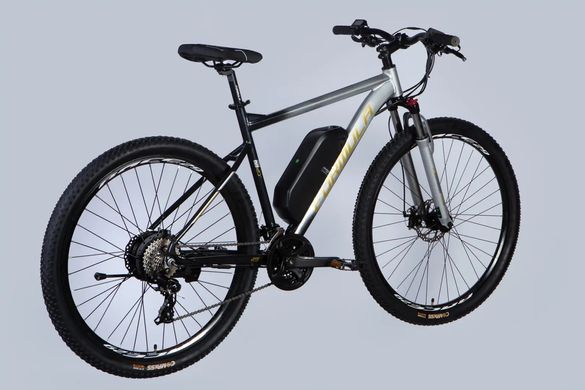 Велосипед з електроприводом 29" Formula eF-1 DD CS 48B 12.5А*г 500Вт 2026, Сірий, 21" (182-200 см)