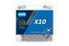 Ланцюг KMC X10 Grey 10 швидкостей 114 ланок сірий + замок