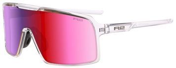 Очки R2 WINNER clear (TR90), линза brown, покрытие black/red real revo, кат. 3