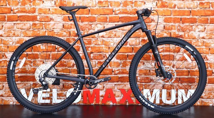 ВЕЛОСИПЕД CYCLONE SLX 29 (2024), Чорний, M" (165-180 см)