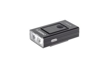 Велосипедная фара ONRIDE Wombat (400 lm, 1500 mAh, Micro USB), дисплей инд. заряда, алюминиевая