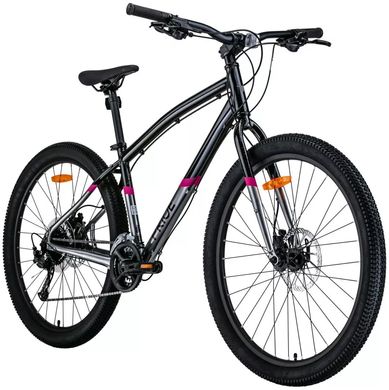 Велосипед 27,5" Pride ROCKSTEADY AL 7.2 2023, Черно-серый, M