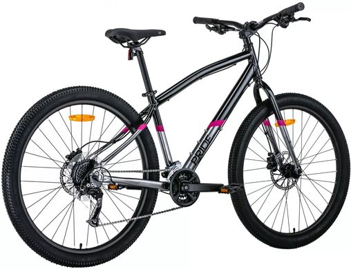 Велосипед 27,5" Pride ROCKSTEADY AL 7.2 2023, Чорно-сірий, M