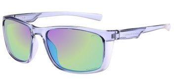 Очки Relax Peri черные матовые, линза smoke (PC), pink revo ice blue, кат. 3