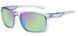 Очки Relax Peri черные матовые, линза smoke (PC), pink revo ice blue, кат. 3
