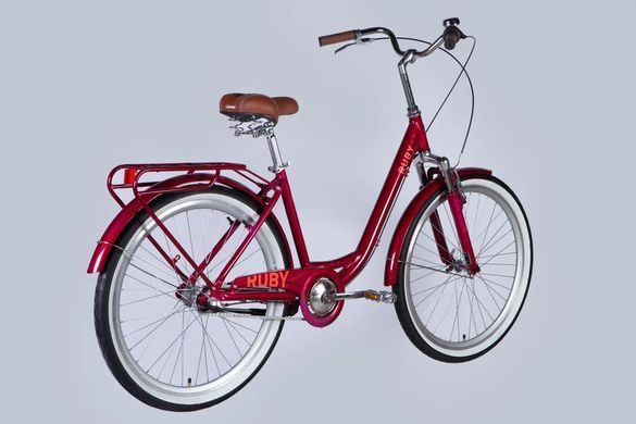 Велосипед 26 Dorozhnik RUBY PH на планетарці SHIMANO 2025 , Червоний, 17"