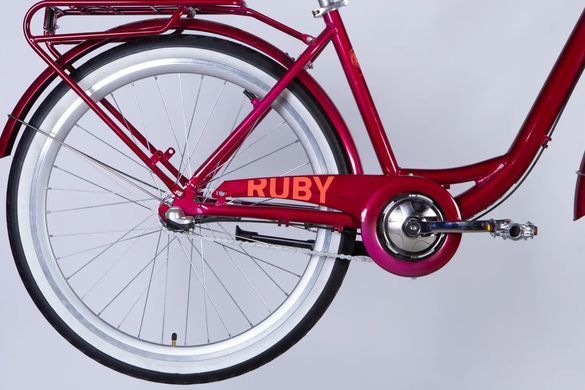Велосипед 26 Dorozhnik RUBY PH на планетарці SHIMANO 2025 , Червоний, 17"
