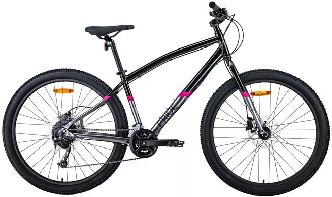 Велосипед 27,5" Pride ROCKSTEADY AL 7.2 2023, Чорно-сірий, XL